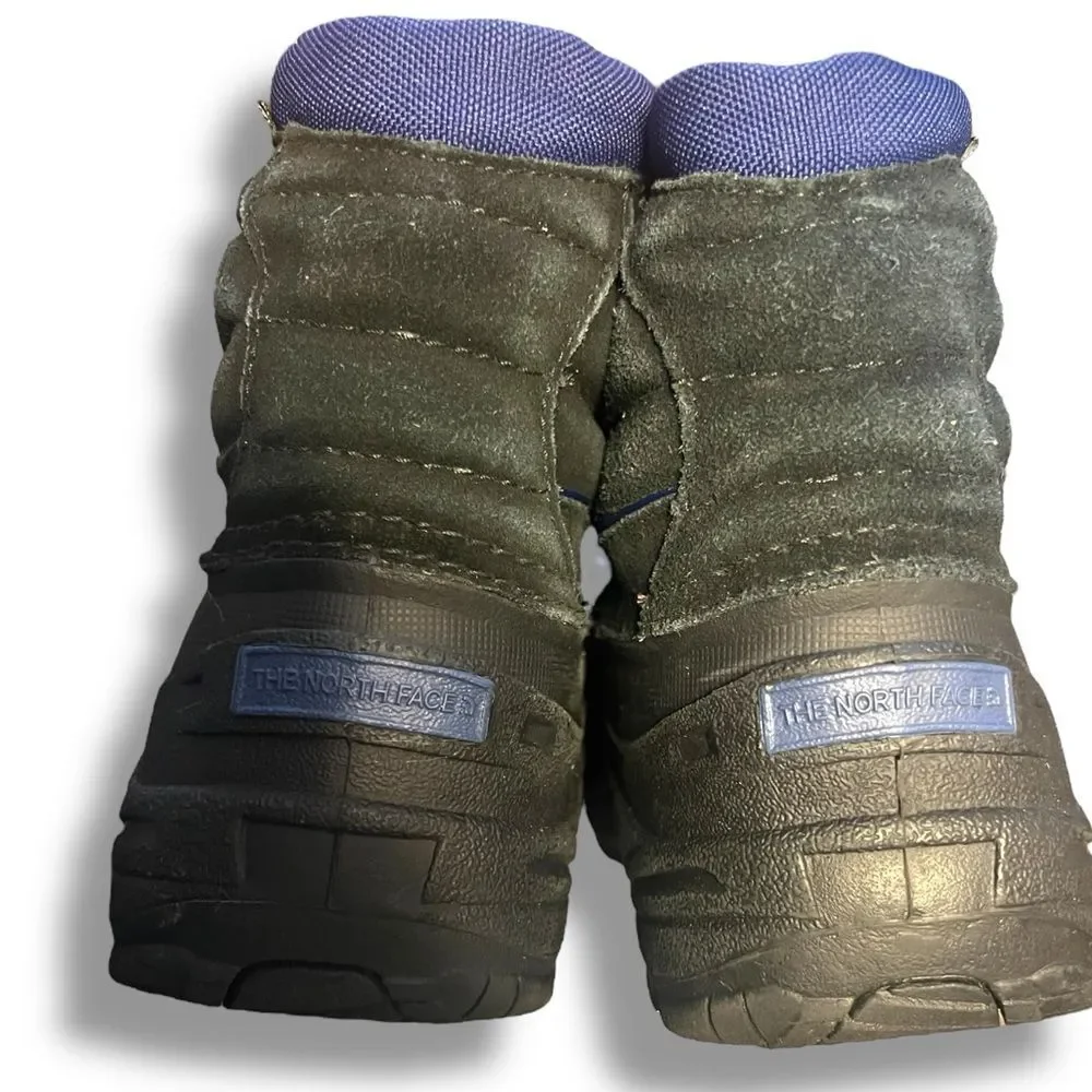 The North Face Powder-Hound Pull-On Boot Black & Blue Outdoor Gorp Boys Size 4